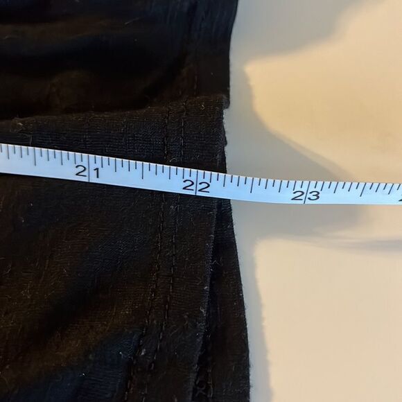 EYESHADOW black w/ floral design pom-pom trim camisole adjustable straps SZ XXL - Picture 10 of 10